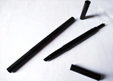 Extrémité automatique noire en plastique de double de crayon de sourcil d'ABS aucune fuite 140mm longtemps