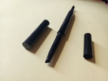 Crayon de sourcil automatique incliné double par extrémité avec l'OIN d'OEM professionnelle de brosse