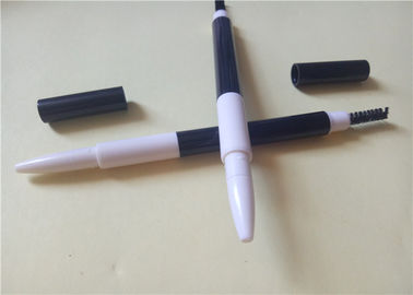 Beauté 3 en 1 plastique multifonctionnel automatique de crayon de sourcil avec toute couleur