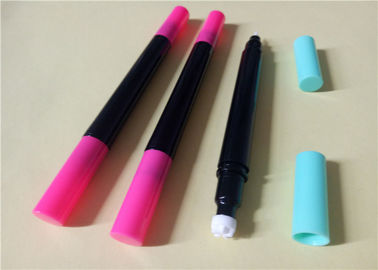 Crayon fini liquide d'eye-liner de maquillage double empaquetant la longueur pp de 124mm matérielle