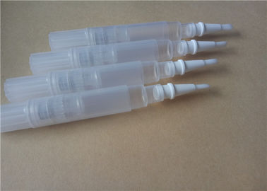 Emballage cosmétique transparent de pistolage de couleur de lèvre de crayon à double utilisation de lustre