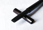 Extrémité automatique noire en plastique de double de crayon de sourcil d'ABS aucune fuite 140mm longtemps