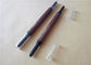 Long bâton d'ombre de crème d'usage de double fin, crayon mat de fard à paupières 136,8 * 11mm