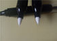 Les doubles ABS d'utilisation imperméabilisent le crayon de sourcil empaquetant la couleur noire 141,7 * 11mm