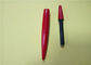 Le crayon en plastique d'eye-liner d'ABS vide avec de l'acier adapté aux besoins du client colore 126.8mm long