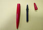 Le crayon en plastique d'eye-liner d'ABS vide avec de l'acier adapté aux besoins du client colore 126.8mm long