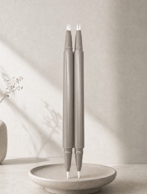 Derniers blogs de l'entreprise sur Dual‑Ended Tank Cosmetic Pen E‑870 | Felt Tip with 2‑Prong & 4‑Prong Fork Tip Options