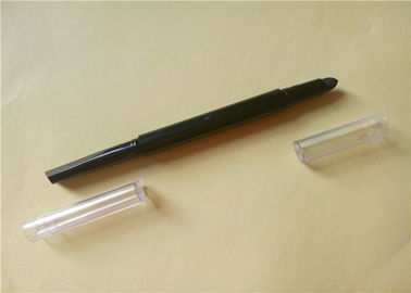 Noir automatique de crayon de sourcil de double ABS principal avec la certification de GV d'éponge