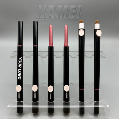 Un bon prix. Plastique porte-crayons pour les lèvres et les sourcils emballages de crayons pour les sourcils emballages de récipients cosmétiques tube avec pinceau à lèvres en ligne