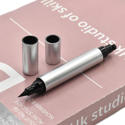 Un bon prix. Customize Empty Double Head 2 In 1 Liquid Winged Eyeliner Stamp Pen Tube Eye Liner Packaging Pencil Container en ligne