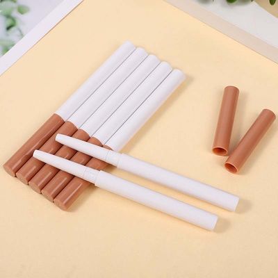 Un bon prix. Plume à coller de contour d'œil vide plume de vers à soie couchée imprimante imperméable à l'eau gel personnalisé crayon de contour d'œil récipient en ligne