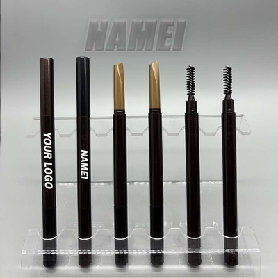 Un bon prix. Étiquette privée stylo universel de sourcils portable stylo de maquillage de sourcils tube à double extrémité stylo de sourcils personnalisé stylo de sourcils contenant en ligne