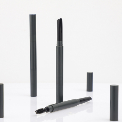 Un bon prix. Étiquette privée stylo universel de sourcils portable stylo de maquillage de sourcils tube à double extrémité stylo de sourcils personnalisé stylo de sourcils contenant en ligne