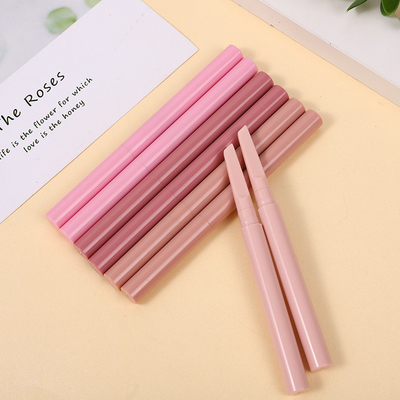 Un bon prix. Nouveau design extrêmement mince crayon de sourcils emballage en plastique personnalisé marque privée enveloppe de tube de crayon de sourcils vide en ligne